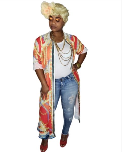 Shirt Dress - Chain Link Color Block